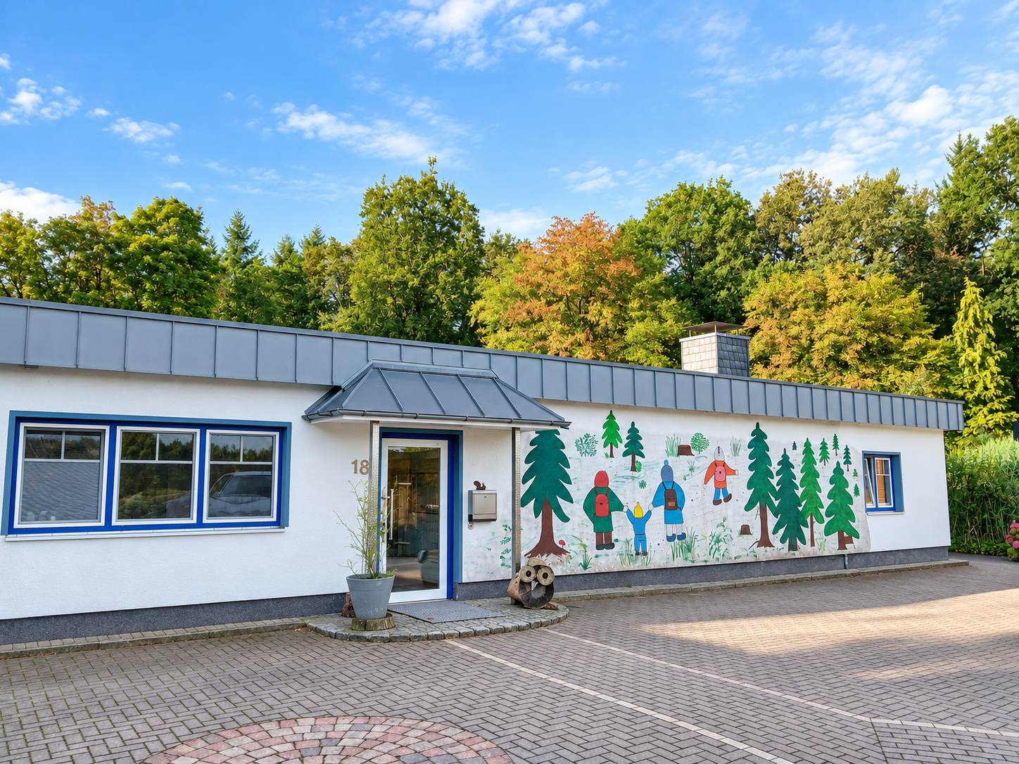 Spielbereich der KiTa Wald