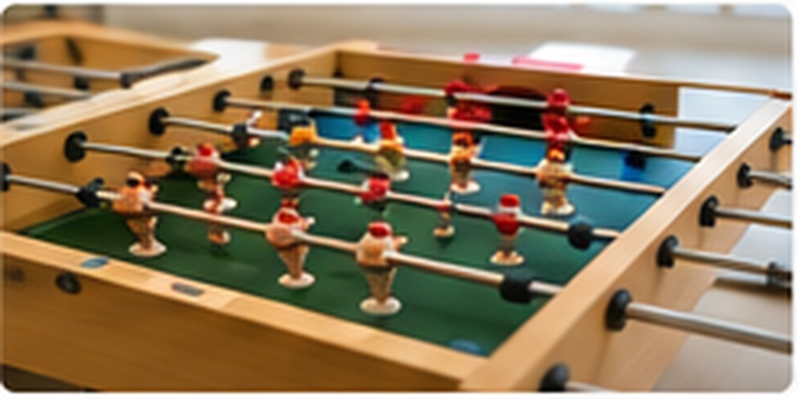 Tischkicker als Freizeitangebot